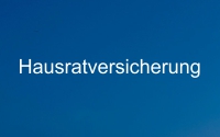 Hausratversicherung